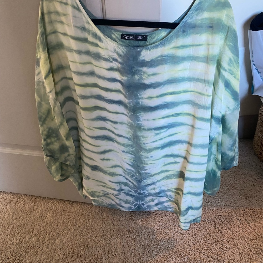 Gypsy silk blouse